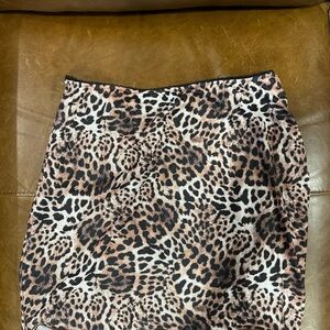 Leopard Print Women's Skirt